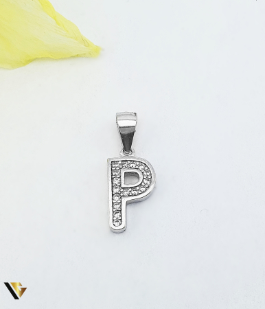 Bijuterii din argint - Pandantiv Argint 925,  Initiala P
