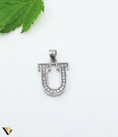 Bijuterii din argint - Pandantiv Argint 925,  Initiala U