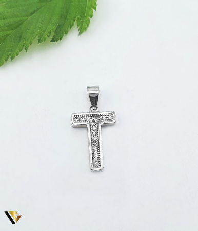 Bijuterii din argint - Pandantiv Argint 925,  Initiala T