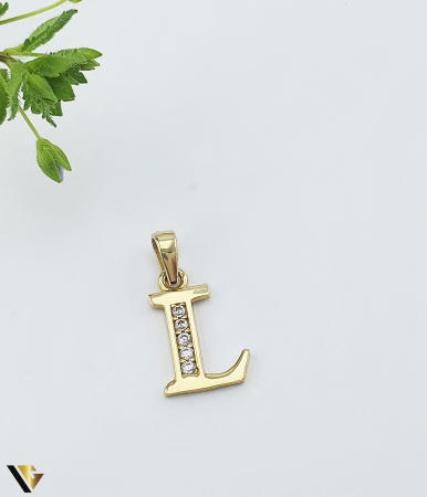 Pandantiv Aur 14k , Initiala L [0]