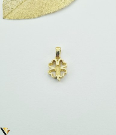 Pandantiv aur 14k Greutate: 1.14 grame Lungime: 16.30 mm ( cu anou ) Latime: 9 mm Marcaj / Titlu: " 585 " Locatie: HARLAU 0723 353 111 [1]