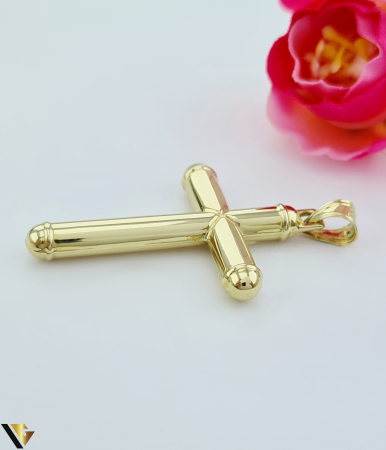 Pandantiv aur 14k, cruce [1]