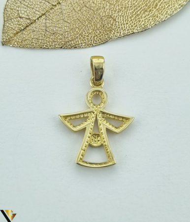 Pandantiv aur 14k Greutate: 1.15 grame Lungime: 22 mm ( cu anou ) Latime:14.30 mm Marcaj / Titlu: " 585 " Locatie: HARLAU 0723 353 111 [1]