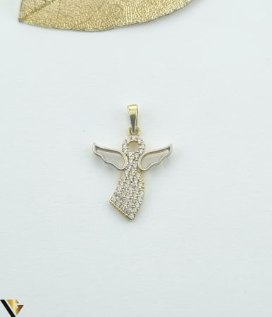 Bijuterii din aur - Pandantiv aur 14k Greutate: 1.32 grame Lungime: 24.20 mm ( cu anou ) Latime:16.45 mm Marcaj / Titlu: " 585 " Locatie: HARLAU 0723 353 111