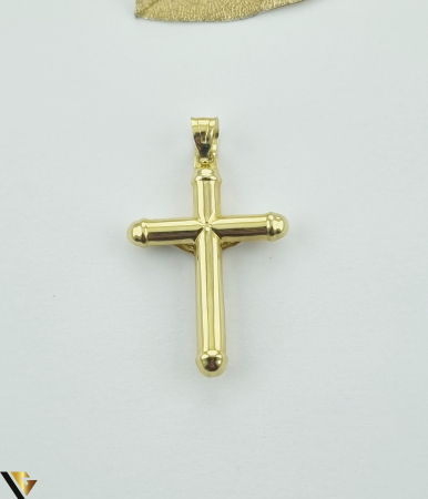 Pandantiv aur 14k Greutate: 2.34grame Lungime: 43.26 mm ( cu anou ) Latime: 25.10 mm Marcaj / Titlu: " 585 " Locatie: HARLAU 0723 353 111 [1]