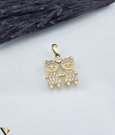 Brose din aur - Pandantiv Aur 14K