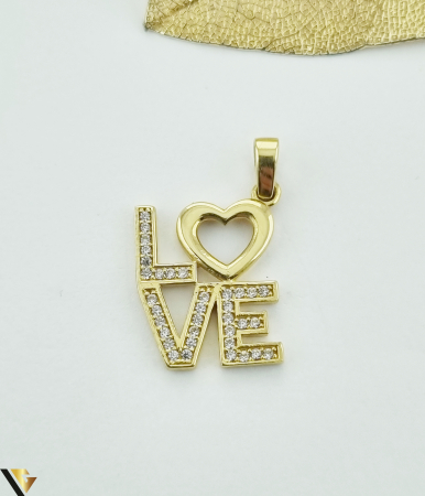 Bijuterii din aur - Pandantiv aur 14k Greutate: 1.52 grame Lungime:21 mm ( cu anou ) Latime: 12.63 mm Marcaj / Titlu: " 585 " Locatie: HARLAU 0723 353 111