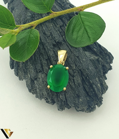 Pandantive din aur - Pandantiv Aur 14K, Agat