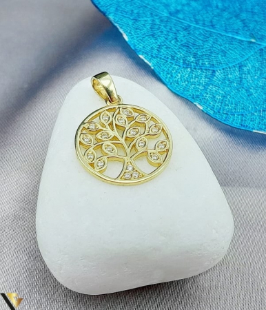Pandantive din aur - Pandantiv Aur 14K, Copacul vietii