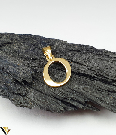 Bijuterii din aur - Pandantiv aur 14K, Litera O Greutate: 0.55 grame Lungime: 17 mm ( cu anou ) Latime: 11 mm Marcaj / titlu: "585" Locatie: Bacau Calea Marasesti Tel: 0756943079