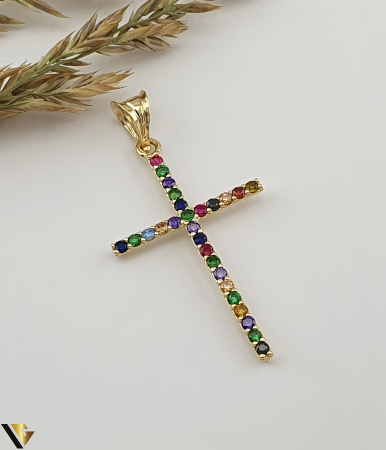 Pandantive din aur - Pandantiv aur 14K Greutate: 1.48 grame Lungime: 41 mm ( cu anou ) Latime: 22 mm Marcaj / titlu: "585" Locatie: Bacau Calea Marasesti Tel: 0756943079