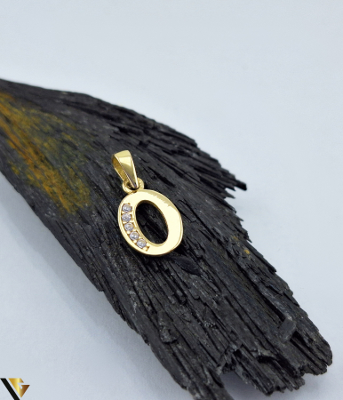 Pandantive din aur - Pandantiv Aur 14K, Litera O