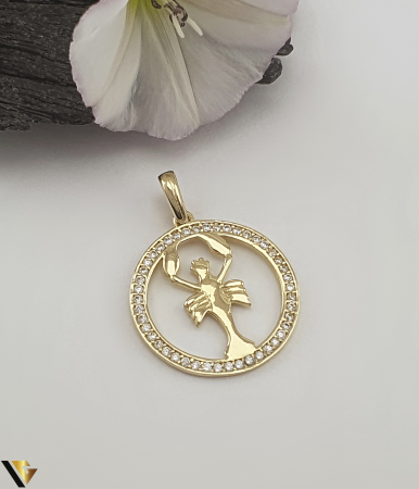 Pandantive din aur - Pandantiv Aur 14K, Zodia Rac