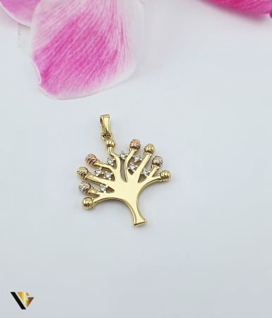 Bijuterii din aur - Pandantiv Aur 14K, Copacul Vietii