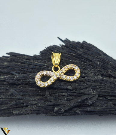 Brose din aur - Pandantiv Aur 14K,  Zirconiu