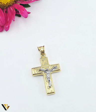 Pandantive / Brose - Pandantiv Aur 14k, Cruce
