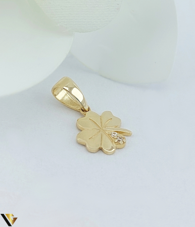 Pandantive din aur - Pandantiv Aur 14K, Cubic zirconia