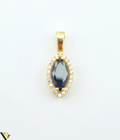 Pandantive din aur - Pandantiv aur 14k,cubic zirconia Greutate: 1.19 grame Lungime: 20 mm ( cu anou ) Latime: 8.20 mm Marcaj / Titlu: 585  Locatie: HARLAU 0723 353 111