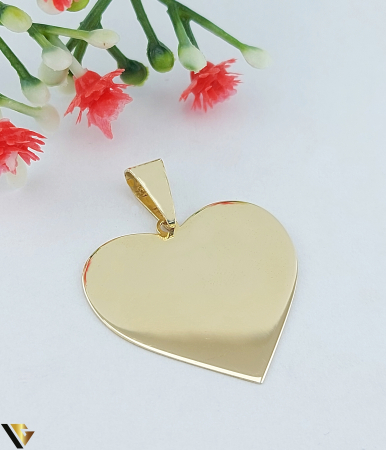 Pandantive din aur - Pandantiv Aur 14K, Inima