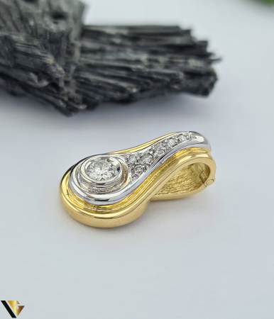 Pandantiv Aur 14k, Diamante 0.27 ct [1]
