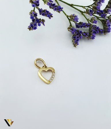 Pandantive din aur - Pandantiv Aur 14k, Inima