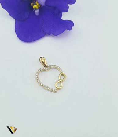 Pandantive din aur - Pandantiv Aur 14k, Inima