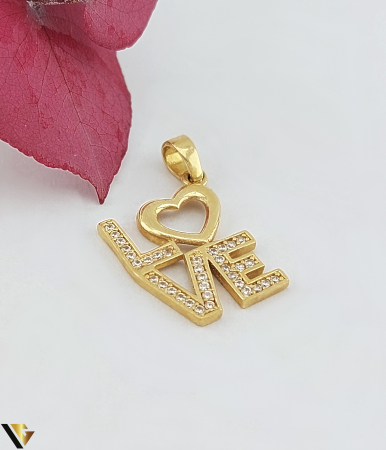 Pandantive din aur - Pandantiv Aur 14K, Cubic zirconia