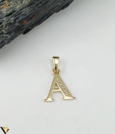 Pandantive / Brose - Pandantiv Aur 14k, Initiala A