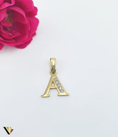 Pandantive / Brose - Pandantiv Aur 14k, Initiala A
