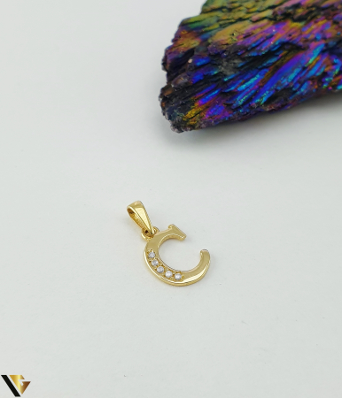 Pandantive / Brose - Pandantiv Aur 14k, Initiala C