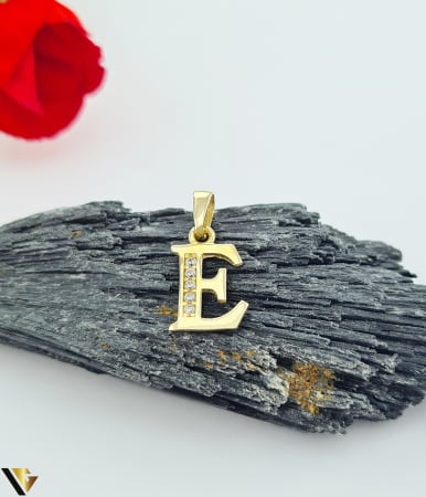 Pandantive / Brose - Pandantiv Aur 14k, Initiala "E"
