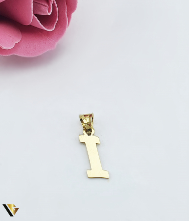 Pandantive din aur - Pandantiv Aur 14k, Initiala I