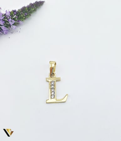 Pandantive / Brose - Pandantiv Aur 14k, Initiala L