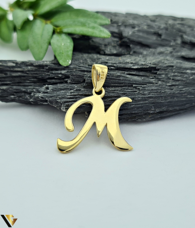Pandantive / Brose - Pandantiv Aur 14k, Initiala M