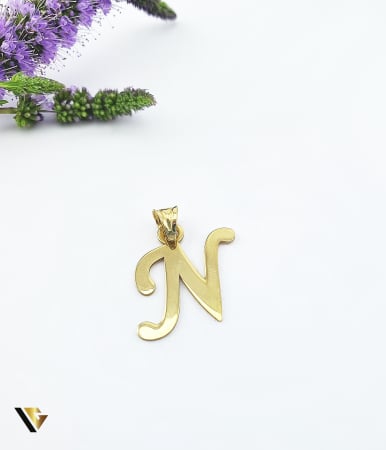 Pandantive / Brose - Pandantiv Aur 14k, Initiala N