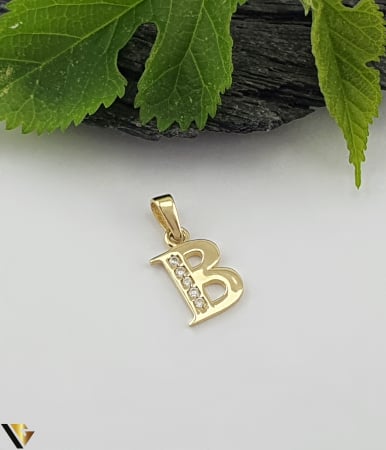 Pandantive din aur - Pandantiv Aur 14k, Initiala E