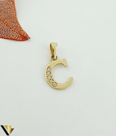 Pandantive / Brose - Pandantiv Aur 14K, Initiala C