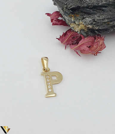 Pandantive / Brose - Pandantiv Aur 14k, Initiala P