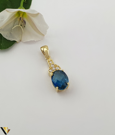 Pandantive din aur - Pandantiv Aur 14K,Topaz