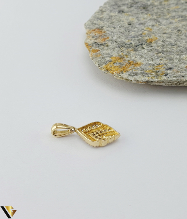 Pandantiv Aur 14k, Zirconiu [1]