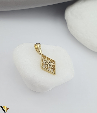 Pandantiv Aur 14K, Zirconiu [1]