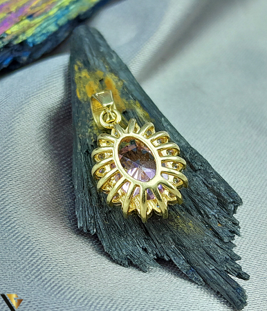 Pandantiv Aur 14k, Zirconiu [1]