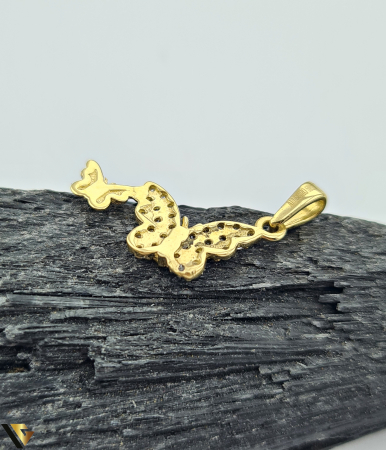 Pandantiv Aur 14k, Zirconiu [1]