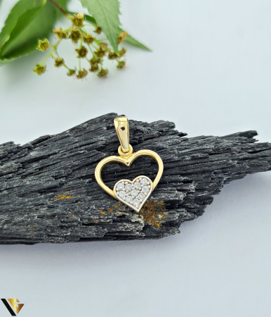Pandantive din aur - Pandantiv Aur 14k, Zirconiu