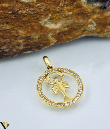 Pandantive din aur - Pandantiv Aur 14K,  Zirconiu