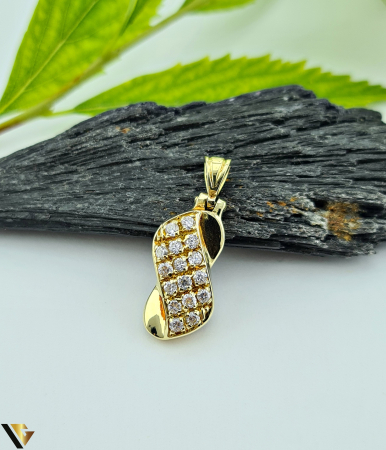 Pandantive din aur - Pandantiv Aur 14k, Zirconiu