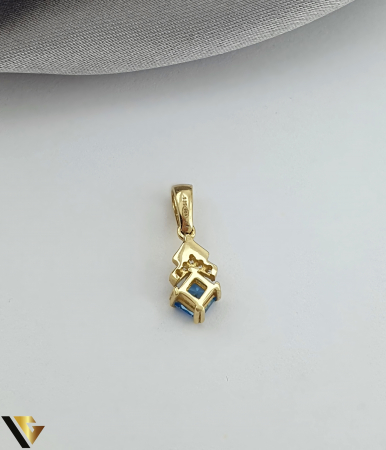 Pandantiv Aur 14K, Zirconiu [1]