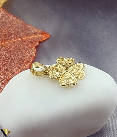 Pandantiv Aur 14k, Zirconiu [1]