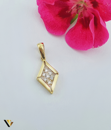 Pandantive din aur - Pandantiv Aur 14k, Zirconiu