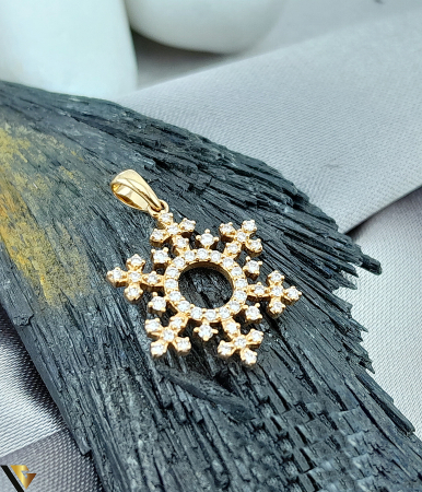 Pandantive cu diamante - Pandantiv Aur 18k, Diamante  0.21 ct in total
